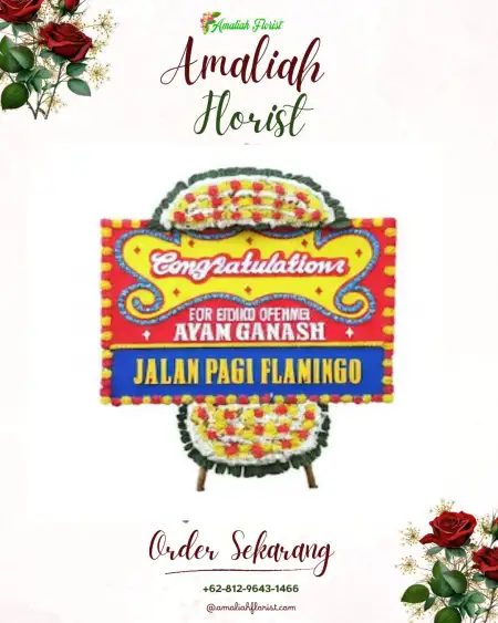 Sewa Papan Bunga Singodutan